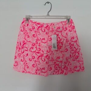 Lilly Pulitzer alicent mini skort pink conch shell